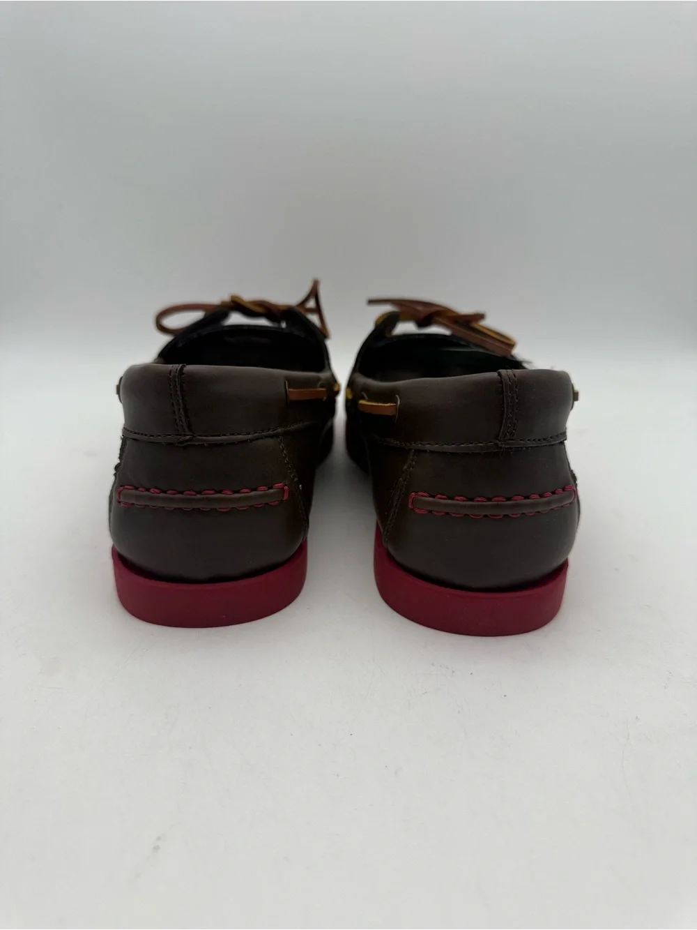 BRAND NEW Sonoma Harper Brown Boat Shoes Red Soles Size 9